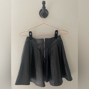 Women Fashion Nova Faux Leather Skirt